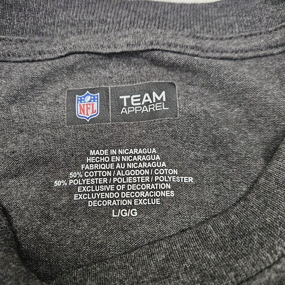 Green Bay Packers Size: L NFL Team Apparel Charcoal Unisex Short Sleeve t-shirt - Picture 6 of 6